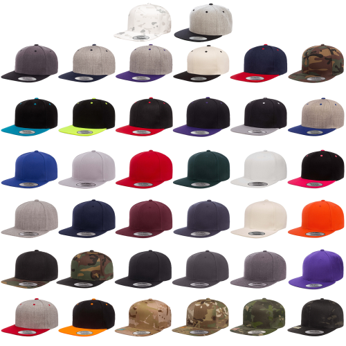 Yupoong Hat Snapback Pro-Style Wool Blend Cap 6089
