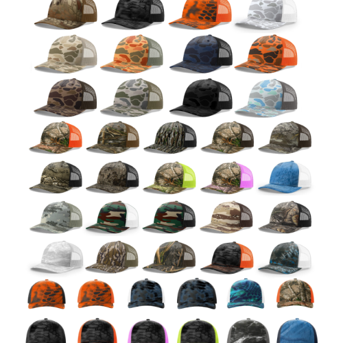 112PFP | PRINTED FIVE PANEL TRUCKER