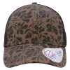 Chocolate Floral/ Black