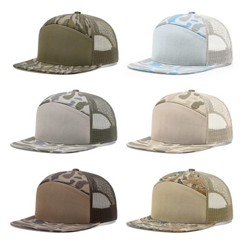 168P | PRINTED 7 PANEL TRUCKER