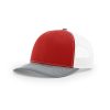 Red/White/Heather Grey