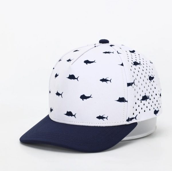 Navy Fish - Toddler Hat